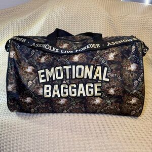 Assholes Live Forever Emotional Baggage Duffel